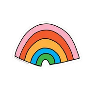 Vinyl Sticker: Rainbow