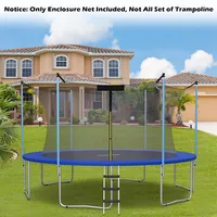 16ft Trampoline Replacement Safety Enclosure Net Weather-resistant