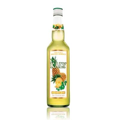 Kaly Natural Syrup Pineapple With Spearmint