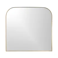 Gold Metal Mantle Mirror