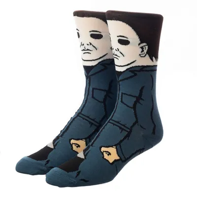 Halloween Mike Myers Character Animigos Crew Sock