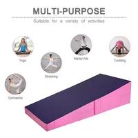 Incline Gymnastic Pad Folding Wedge Ramp Gym Fitness Exercise Sport Tumbling Mat