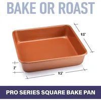 9.5 in. Non-Stick Square Baking Pan