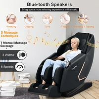 Full Body Zero Gravity Massage Chair W/ Sl Track Heat Installation-free