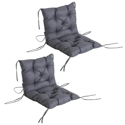 Set Of 2 Garden Chair Cushions