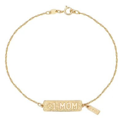 10kt 7.25" # 1 Mom Bracelet