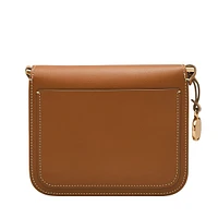 Women's Lennox Smooth Cowhide Leather Flap Crossbody