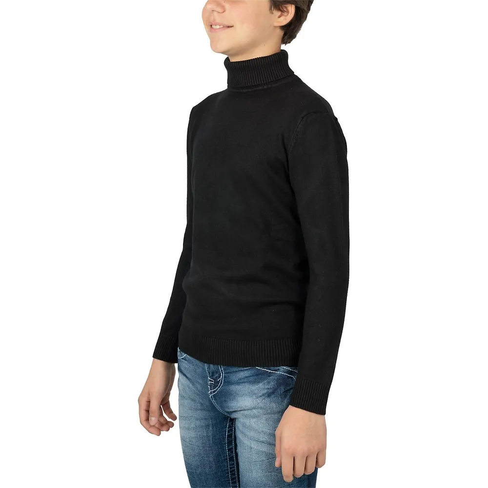 Boy's Premium Core Turle Neck Sweater