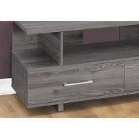 Tv Stand - 48"l / Grey With 2 Storage Drawers