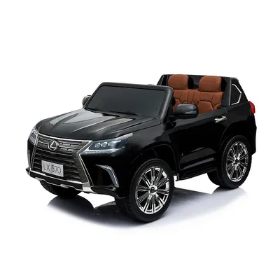 2-seater 12v Lexus Lx570 With Parental Remote Control, Mp3 Player And Leather Seats