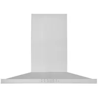 650CFM WPL630 Convertible Wall-mounted Pyramid Range Hood With Night Light Feature