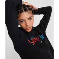 Classic Rainbow Embroidered Hoodie