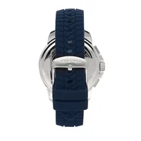 Successo 44mm Quartz Stainless Steel Watch In Silver/blue
