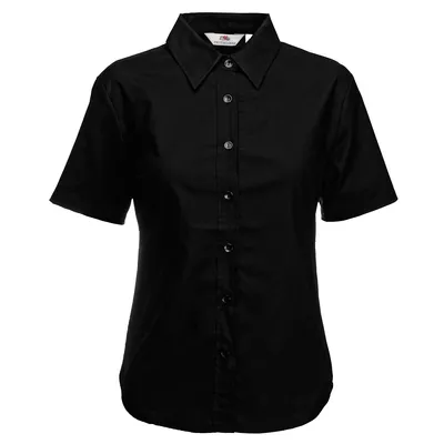 Ladies Lady-fit Short Sleeve Oxford Shirt