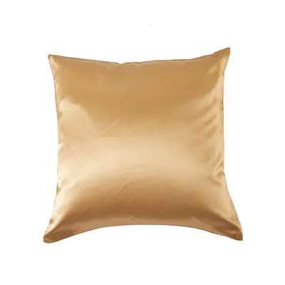 Gold Pure Mulberry Silk Cushion Cover | 20 Inches