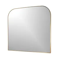 Gold Metal Mantle Mirror