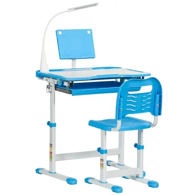 Kids Desk And Chair Set Student Writing Desk