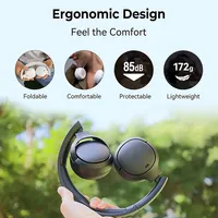 Wh500 Wireless On-ear Headphones – Bluetooth V5.2 Lightweight And Foldable With 40-hours Music Playtime Personalize Eq -fast Charging