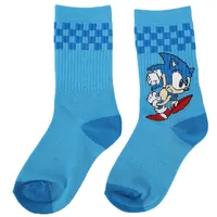Sega Sonic The Hedgehog Kids 3 Pack Socks