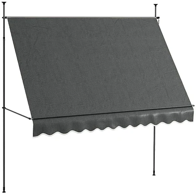 10' X 4' Freestanding Retractable Awning