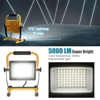 50w 5000lm Led Work Light Portable Outdoor Camping Job Site Lighting Waterproof