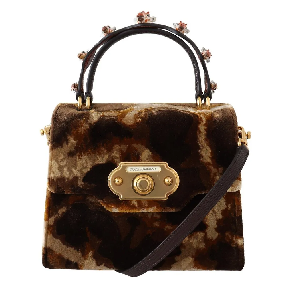 DG leather shoulder bag in green - Dolce Gabbana | Mytheresa