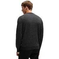 Textured Virgin Wool Sweater