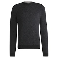 Textured Virgin Wool Sweater