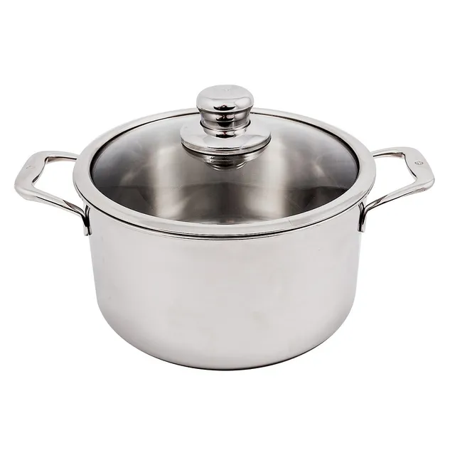 Swiss Diamond Nonstick Clad 7.9 qt. Stock Pot with Lid