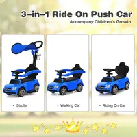 3 1 Ride On Push Car Mercedes Benz Toddler Stroller Sliding