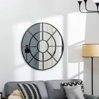 36" Round Wall Mirror Decorative Home Decor For Living Room