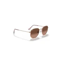 Hexagonal Flat Lenses Sunglasses