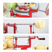 3 In 1 Manual Apple Peeler And Corer (peel, Slice And Core)