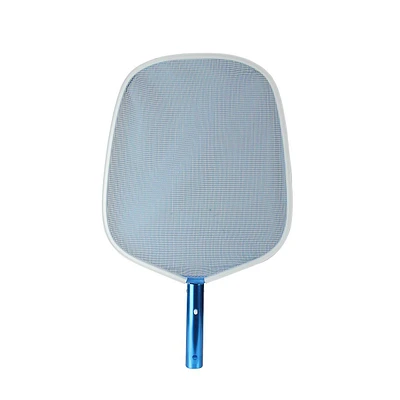 19.75" White And Blue Pool Leaf Skimmer With Net