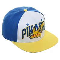 Pokemon Pikachu Men's Snapback Hat Cap