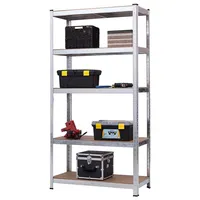 71'' Heavy Duty Storage Shelf Steel Metal Garage Rack 5 Level Adjustable Shelves