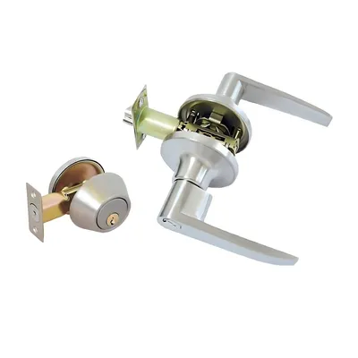 Entrance Lever Door Handle With Lock And Deadbolt
