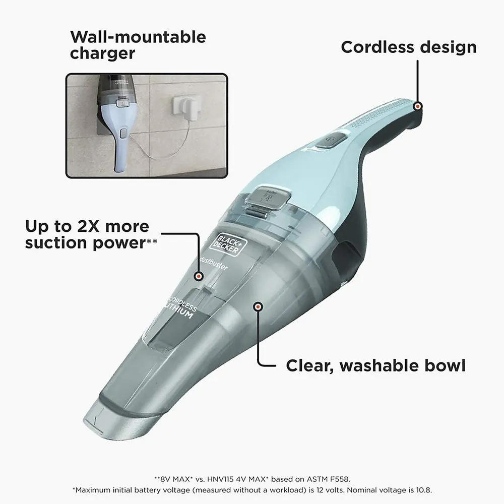 Dustbuster Cordless Handheld Vacuum With Wall Charger