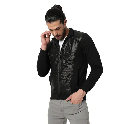 Las Vegas Raiders The Wild Collective Metallic Bomber Full-Snap Jacket -  Silver