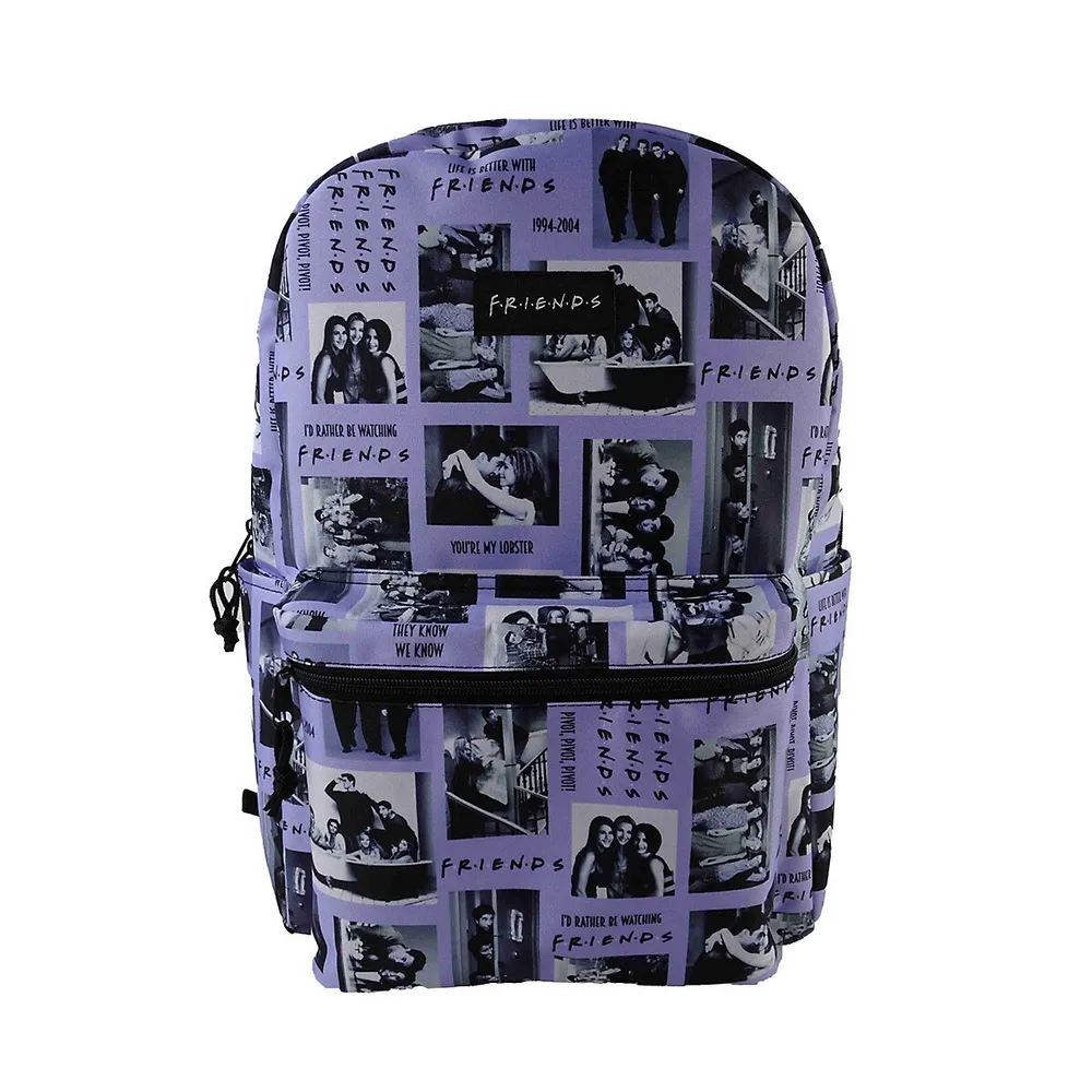Friends Logo Characters Canvas Backpack
