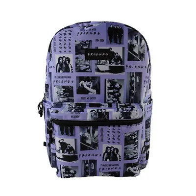 Friends Logo Characters Canvas Backpack