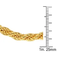 18kt Gold Plated Yellow Beaded Rope Bracelet