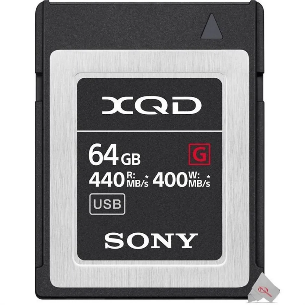 Two Pieces Sony 64gb G Series Xqd Memory Card