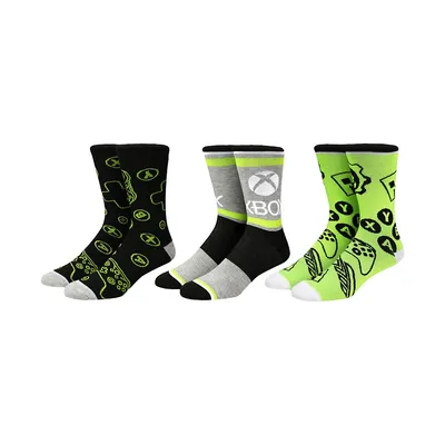 Xbox Men's Crew Socks 3 Pair