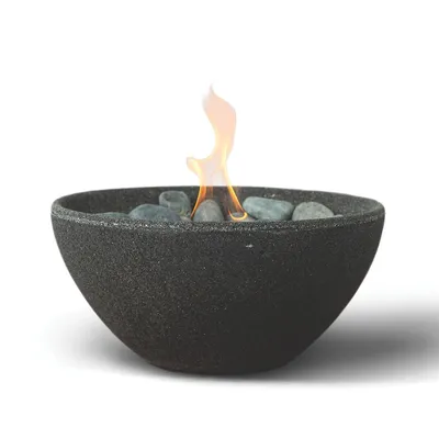 Basin Table Top Fire Bowl, Graphite