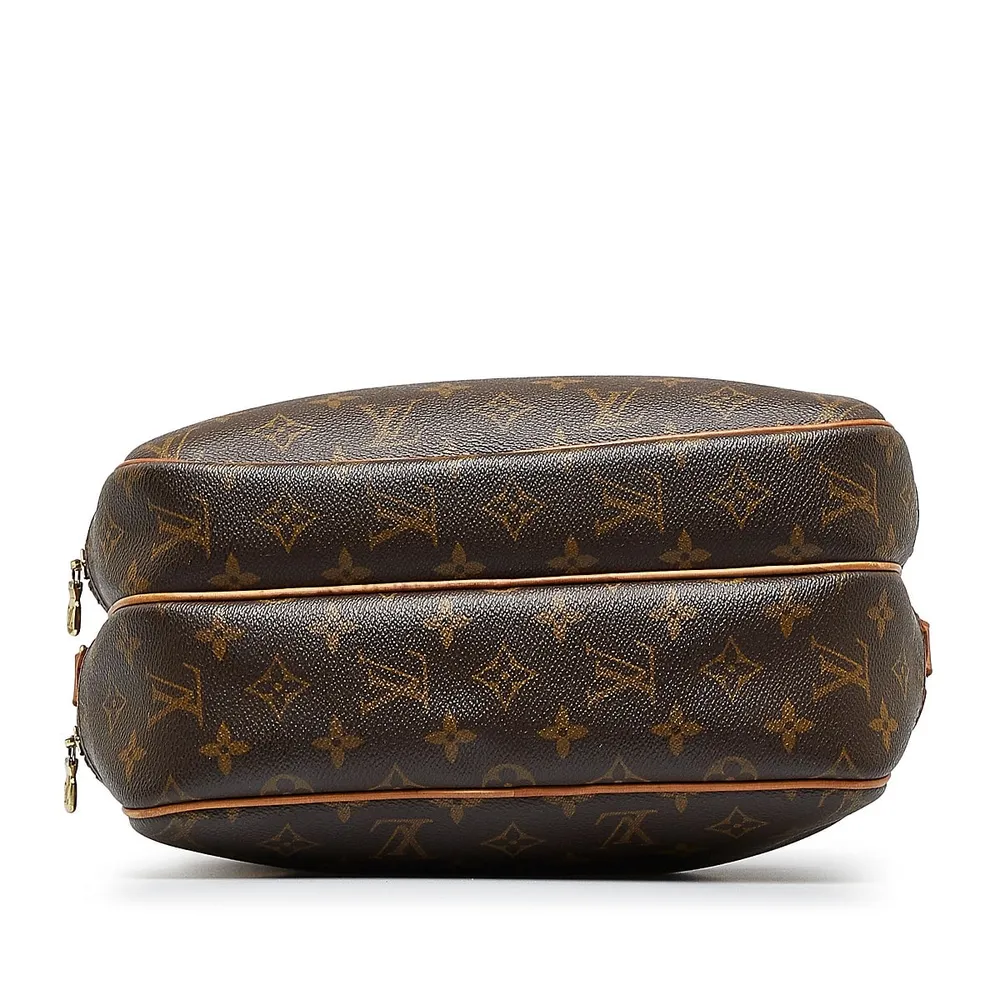 Pre-Loved Louis Vuitton Monogram Reporter PM Women Brown One Size
