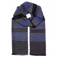 Horizontal Lined Cotton Scarf