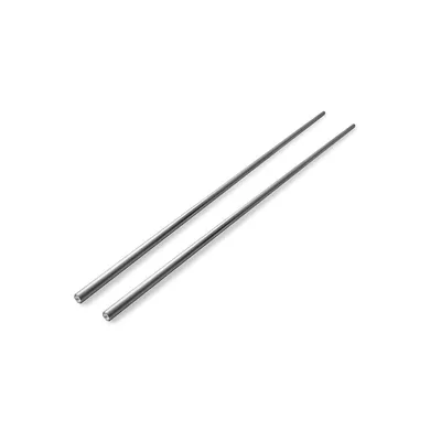 Set Of 2 Chop Sticks - Desire Shiny With Swarovski Clear Crystal