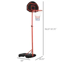 Portable Basketball Stand Hoop System