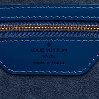 Blue Louis Vuitton Epi Saint Jacques Short Strap GM Shoulder Bag